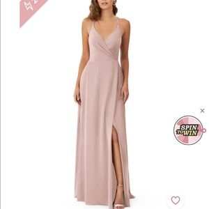 Azazie Rosey Dusty Rose bridesmaid dress size 2